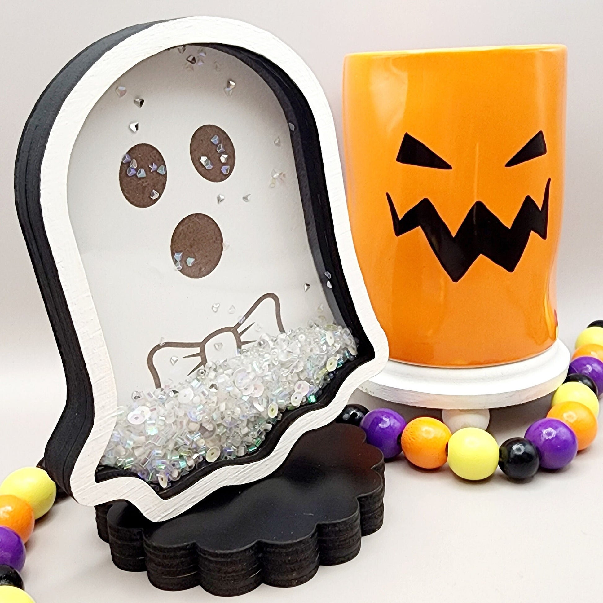 Ghost Shaker Sign, Ghost Decor, Halloween Ghost Shaker, Halloween Tier –  Crafty Wood Studios